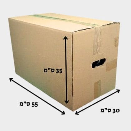 קרטון עמותה חד גלי מחוזק