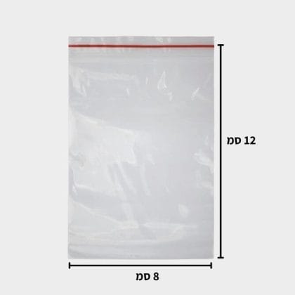 שקיות פסגור שקופות 12×8